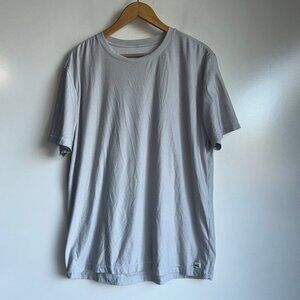 VUORI Light Gray Crewneck Soft Pima Cotton Tuvalu Tee Shirt Men's XL